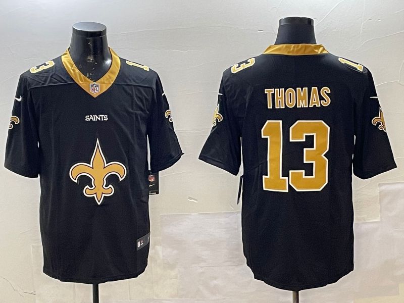 Men New Orleans Saints 13 Thomas Black Brigade standard 2025 Nike Limited NFL Jersey style 5